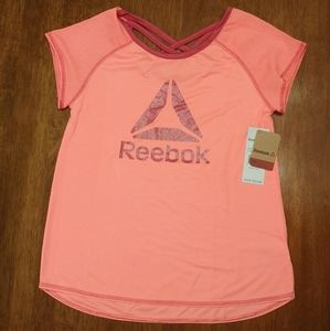 Reebok Girls Athletic Style Short Sleeve Shirt